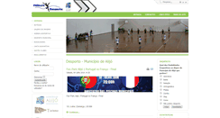 Desktop Screenshot of desporto.cm-alijo.pt